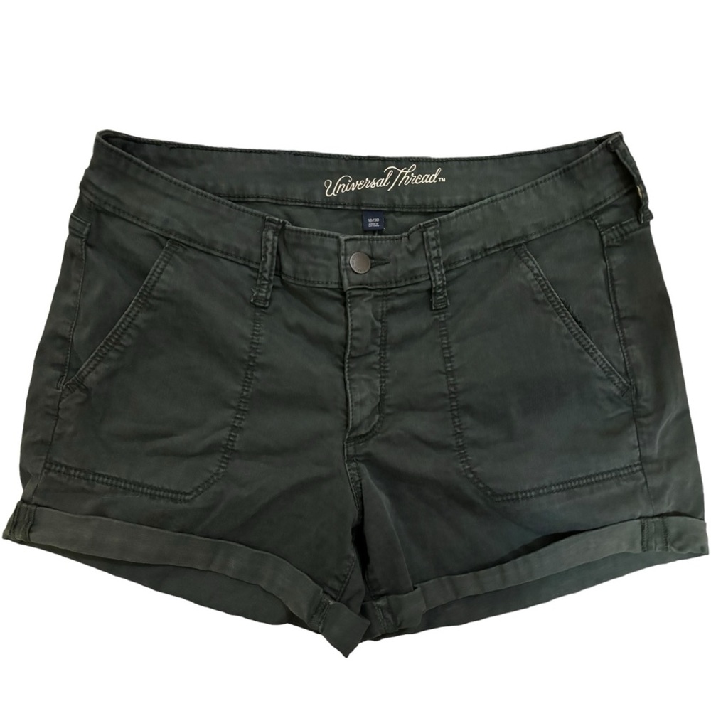 Universal Thread, Mid Rise Midi Shorts with Cuffed Hem